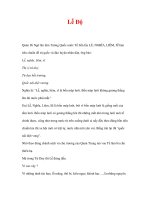 Lễ Độ - LỄ, NGHĨA, LIÊM, pot