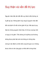 Suy thận và vấn đề thị lực ppsx