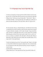 Cơ sở lập luận trong Tuyên Ngôn Độc Lập ppsx