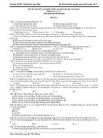 Bộ đề ôn thi tốt nghiệp môn vật lý năm 2011 doc