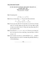 Đề thi chọn học sinh giỏi dự thi quốc gia môn toán lớp 12 vòng 1 docx