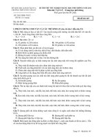 ĐỀ THI THỬ TỐT NGHIỆP TRUNG HỌC PHỔ THÔNG NĂM 2011 MÔN VẬT LÝ potx