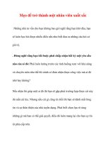 Mẹo để trở thành một nhân viên xuất sắc pptx