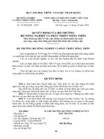 Giáo trình - Luật bảo vệ thực vật-bài 7 ppt