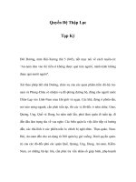 Quyển Đệ Thập Lục Tạp Ký pps