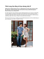 Thời trang thu đông tái bạo nhưng tinh tế pps