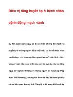 Điều trị tăng huyết áp pptx