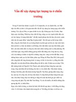 Cuộc chiến tranh bắt buộc - Vấn đề xây dựng lực lượng ta ở chiến trường ppsx