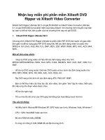 Nhận key miễn phí phần mềm Xilisoft DVD Ripper và Xilisoft Video Converter pptx