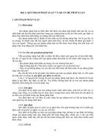 Giáo trình - Luật bảo vệ thực vật-bài 2&3 pptx