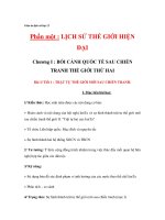 Giáo lịch sử thế giới lớp 12 - TRẬT TỰ THẾ GIỚI MỚI SAU CHIẾN TRANH THẾ GIỚI THỨ HAI pdf