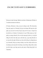 UNG THƯ TUYẾN GIÁP VÀ TCHERNOBYL doc