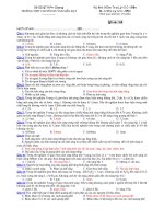 Trường THPT chuyên Huỳnh Mẫn Đạt - đề thi vật lý 12 căn bản (đề số 168) docx