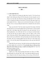 các giải pháp nâng cao hiệu quả hoạt động kinh doanh đường tại công ty cổ phần mía đường bến tre
