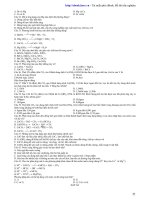 Kiến thức hóa học trọng tâm ôn thi tốt nghiệp, đại học - phần 6 pps