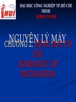 Bài giảng: Nguyên lý máy - chương 2 (tiếp) docx