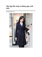 Mặc đẹp đến công sở những ngày cuối năm doc