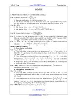 Đề thi thử Đại học năm 2011 của Trần Sỹ Tùng ( Có đáp án) - Đề số 35 pptx
