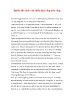 Cuộc chiến tranh bắt buộc - Trước khi bước vào chiến dịch tổng tiến công pps