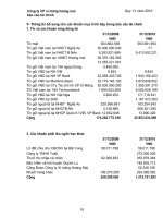 công ty cổ phần xi măng hoàng mai báo cáo tài chính quý 4 năm 2010