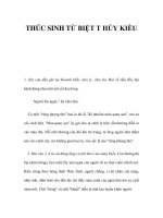 THÚC SINH TỪ BIỆT T HÚY KIỀU ppsx