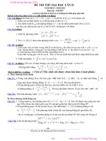63 Đề thi thử Đại học 2011 - Đề số 32 pdf