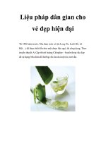 Liệu pháp dân gian cho vẻ đẹp hiện đại ppsx