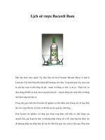 Lịch sử rượu Bacardi Rum potx