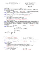 Trường THPT chuyên Huỳnh Mẫn Đạt - đề thi hóa học 11 nâng cao (đề số 348) pps