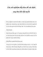 Các xét nghiệm tiếp theo để xác định ung thư tiền liệt tuyến pdf