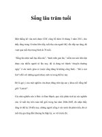 Sống lâu trăm tuổi potx