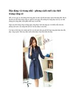 Dịu dàng và trang nhã - phong cách mới của thời trang công sở ppsx