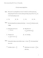 Đề ôn đại cương dao động điều hoà potx