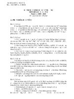 ĐỀ THI HỌC SINH GIỎI CẤP TRƯỜNG MÔN HÓA HỌC 12 NĂM 2009 – 2010 THPT LỘC BÌNH doc