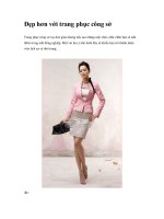 Đẹp hơn với trang phục công sở ppt