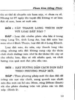 Hỏi đáp về kỹ thuật trồng cây thanh long theo phương pháp mới part 2 pps