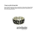 Vòng tay gắn đá lung linh docx