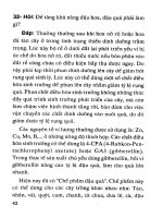 Hỏi đáp về các chế phẩm điều hòa sinh trưởng tăng năng suất part 5 doc