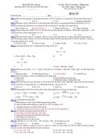 Trường THPT chuyên Huỳnh Mẫn Đạt - đề thi hóa học 11 nâng cao (đề số 194) ppsx