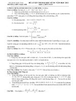 ĐỀ LUYỆN THI ĐẠI HỌC SỐ 30 NĂM HỌC 2011 MÔN TOÁN KHỐI A ppt