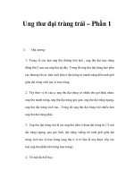 Ung thư đại tràng trái – Phần 1 ppsx