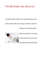Thời tiết chuyển mùa, dễ suy tim docx