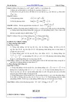 Đề thi thử Đại học năm 2011 của Trần Sỹ Tùng ( Có đáp án) - Đề số 52 pptx