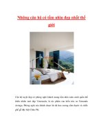 Những căn hộ có tầm nhìn đẹp nhất thế giới ppsx