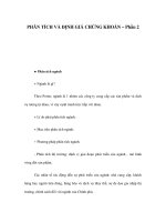 PHÂN TÍCH VÀ ĐỊNH GIÁ CHỨNG KHOÁN – Phần 2 pot