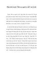 Phân tích truyện “Một con người ra đời” của Gorki pdf