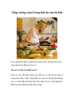 Tăng cường canxi trong bữa ăn của bà bầu potx