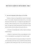 PHÂN TÍCH VÀ ĐỊNH GIÁ CHỨNG KHOÁN – Phần 4 pps