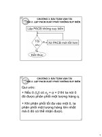 Chương 3: Bài toán vận tải - bài 2 doc