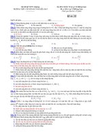 Trường THPT chuyên Huỳnh Mẫn Đạt - đề thi vật lý 12 nâng cao (đề số 325) pps